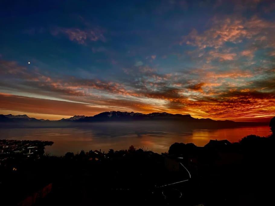 View Magnifique Lac Leman - Chardonne Lejlighed Eksteriør billede