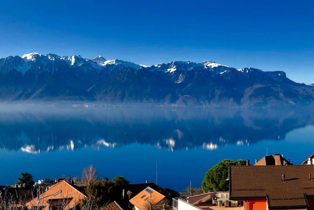 View Magnifique Lac Leman - Chardonne Lejlighed Eksteriør billede